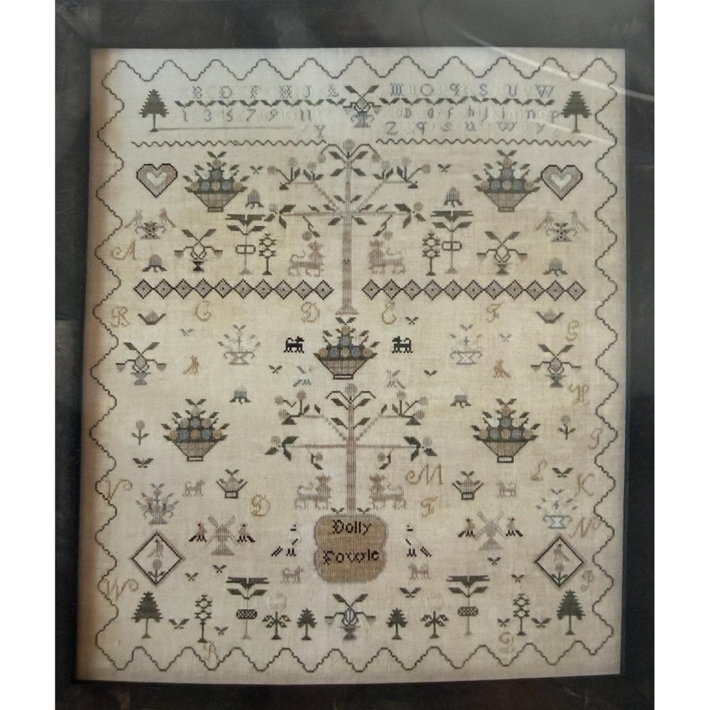 Shakespeare's Peddler Dolly Fowle's Four Lions Sampler KIT Schoolgirl Society